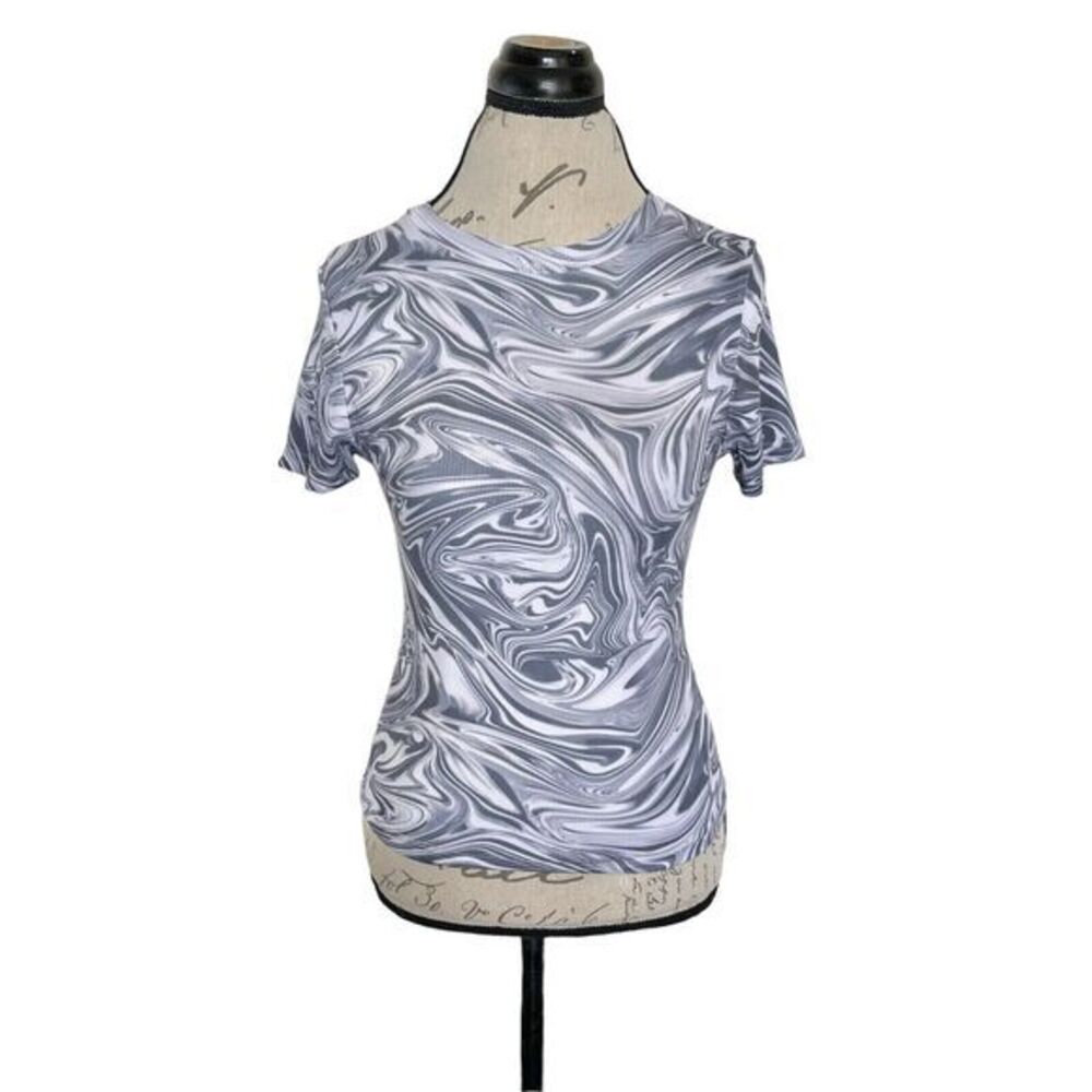 Shein Womens Blouse Large Retro Rave Y2k 2000s Grunge Festival Party EDC Musical